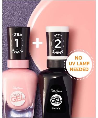 Sally Hansen Miracle Gel Nail Polish Limited Edition Duo Pack Top Coat and 47 Red Eye 14.7 ml - Buy Online on GoSupps.com