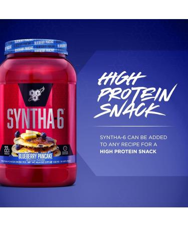 BSN Syntha-6 Protein Powder Drink Mix Blueberry Pancake 2.91 lb (1.32 kg) - Buy Online on GoSupps.com
