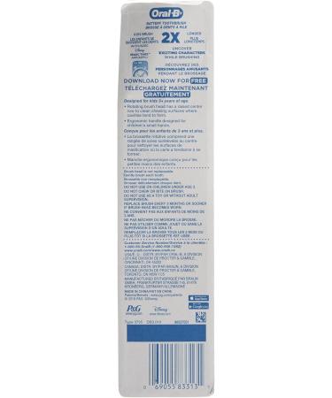 Oral-B Kids Battery Toothbrush with Disney Princess - Soft Bristles 2-Pack for Ages 3 - Buy Online on GoSupps.com