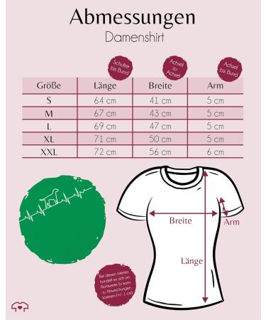 Shirtracer Women's Shirt - Heartbeat Dog 05 Green - Perfect Gift for Dog Owners - XXL - Buy Online on GoSupps.com
