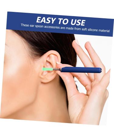 minkissy 10Pcs Replaceable Ear Wax Removal Covers Sleeves Compatible with Various Ear Cleaners Elegant Color Options for Comfortable Ear Cleaning Experience - Buy Online on GoSupps.com