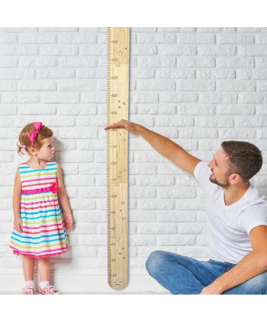Homury Wooden Yardstick for Children - Natural Measuring Bat & Growth Chart Decor (200 cm) - Perfect for Kids' Rooms & Educational Play - Buy Online on GoSupps.com