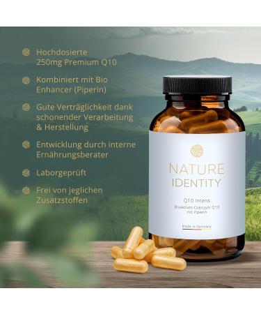 Coenzyme Q10 Intens 250 mg - Plant-Based Q10 with Piperine for Enhanced Absorption - Buy Online on GoSupps.com