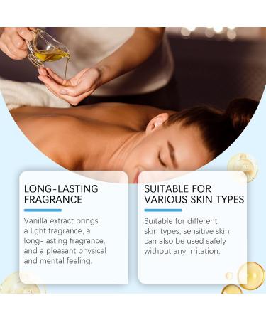 blmcoos Caramel Vanilla Body Oil Vanilla Massage Oil Nourishing Skin Care and Moisturizing Fragrance Soothing Skin Care Massage Sweet Body Fragrance Fast Absorbing Overall Moisturizing 2 - Buy Online on GoSupps.com