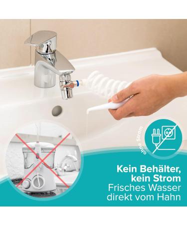 Silodent Oral Shower - Sustainable Tap-Activated Tooth Cleaner for Braces & Travel | Eco-Friendly Wireless Solution for a Healthier Smile - Buy Online on GoSupps.com