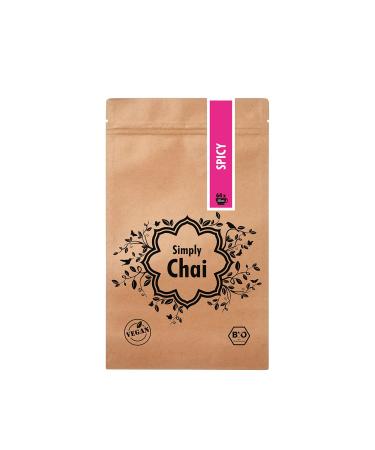 Simply Chai Organic Spicy - Vegan Lactose-Free Fair Trade Chai Tea Latte Powder | 1kg Bulk Pack - Buy Online on GoSupps.com