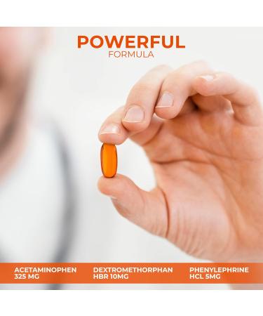 Buy TIME-CAP LABS Timely Daytime Cold & Flu Medicine - 48 Softgels Vicks DayQuil Comparisons Cough Suppressant Nasal Decongestant Pain Reliever - Fast International Shipping - Buy Online on GoSupps.com
