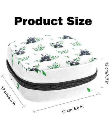 MUOOUM Panda Bamboo Menstrual Cup & Napkin Storage Bag - Portable Menstruation Pouch for Women & Girls - Buy Online on GoSupps.com