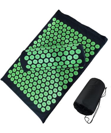 PSGS Spike Cushiont/Pillow Massager (appro.67 * 42cm) Acupressure Cushion Stress Relieve Back Body Pain Mat (Color : LBlueThorn BlackClot) - Buy Online on GoSupps.com