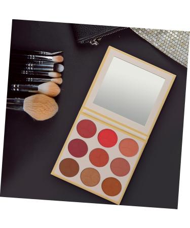 DRESSOOS 1pc 9 Loose Powder Makeup Palette Shimmer Blush Palette Blush Makeup Facial Beauty Cosmetic Powder - Buy Online on GoSupps.com