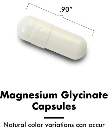 High Absorption Magnesium Glycinate 525mg - Vegan & Non-GMO - 120 Veggie Caps - Buy Online on GoSupps.com