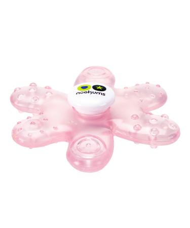Nookums Cooling Teether - Promotes Healthy Oral Development | Compatible with Nookums Paci-Plushies | 100% Silicone, Sterilized Water | Fridge Safe | 6 Textures (Pink) - Buy Online on GoSupps.com