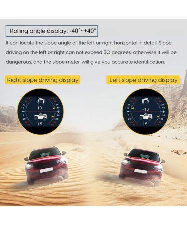 Wosieue X95 Head-Up Display HUD GPS Vehicle Speed Display Inclinometer Universal Durable - Buy Online on GoSupps.com