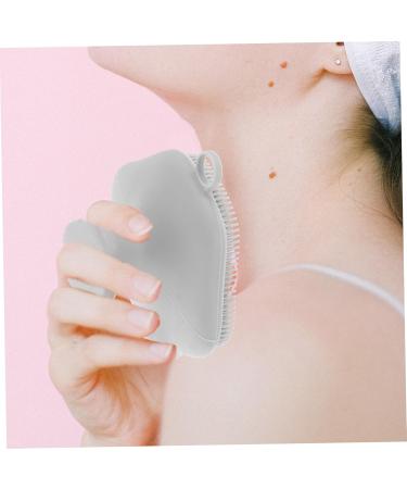 MAGICLULU Face Brush Face Exfoliation Brush Silicone Bath Scrubber Silicone Facial Brush Women Facial Brush Handheld Facial Brush Cleansing Facial Brush Man Makeup Brush - Buy Online on GoSupps.com