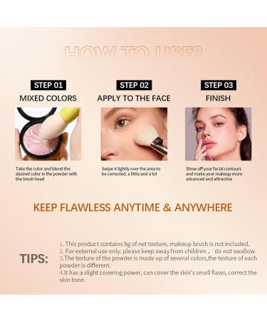 Baked Powder Foundation Setting & Finishing Powder for Long-lasting Natural Makeup - Oil Control Brightening and Lightweight Formula (#1 Fair contour) 11 g (Pack of 1) #1 Fair - Buy Online on GoSupps.com