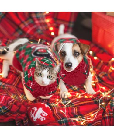 Nobleza Christmas Dog Sweater - Turtleneck Knitwear for Small & Medium Dogs | Warm Holiday Apparel with Snowman Design - Buy Online on GoSupps.com