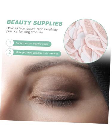 Housoutil 1200 pairs Instant Sided Mesh Paste Lid Fold Breath Side Beauty Tape Double Invisible Double-sided 2.8x1.2cmx6pcs Assorted Colorx6pcs - Buy Online on GoSupps.com