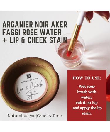 Arganier Noir Pack: Aker Fassi Rose Water + Lip & Cheek Tint - 100% Natural Moroccan Beauty Essentials - Buy Online on GoSupps.com