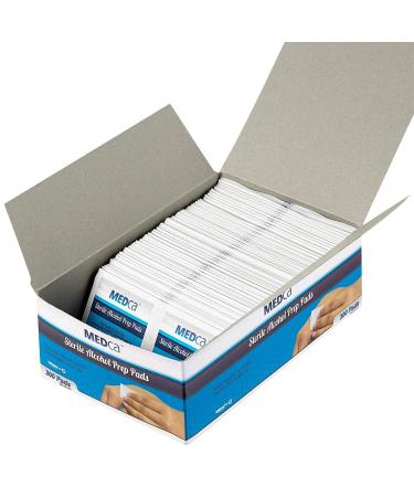 MEDca Alcohol Prep Pads Sterile Medium 2-Ply - 200 Pack - Buy Online on GoSupps.com
