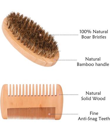 Beard Grooming Kit with Roller, Oil, Balm, Wash, Brush, Comb, Scissors - Men's Beard Care Set - Buy Online on GoSupps.com
