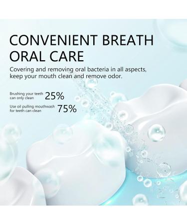 Coconut Pulling Oil Mouthwash - 8 Fl. Oz Mint Oil Pulling for Teeth Whitening & Fresh Breath | Oil Pulling with Tongue Scraper | International Shipping Available - Buy Online on GoSupps.com