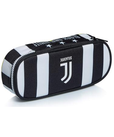 Juventus Oval Bustina Best Match White and Black With Elasticated Doors School Pennants
