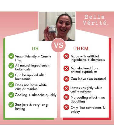 Bella V rit Cool As A Cucumber Anti-Aging Vegan Herbal Eye Gel - 2 Month Supply | Made in USA | Skin-Firming for Puffy Eyes, Dark Circles, Wrinkles & Fine Lines - Buy Online on GoSupps.com