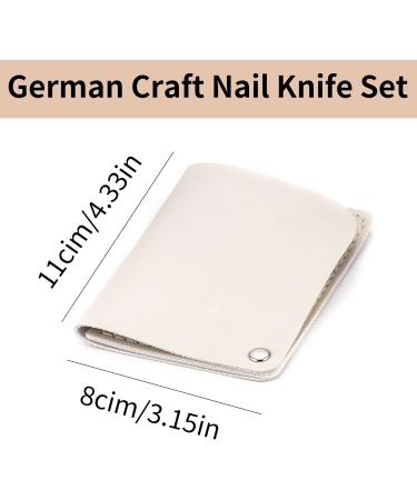 Manicure Set 4 Pieces Quality Carbon Steel Professional Nail Clipper Set Pedicure Tools Travel Beauty Tools Men and Women Friends and Parents Gifts - Buy Online on GoSupps.com