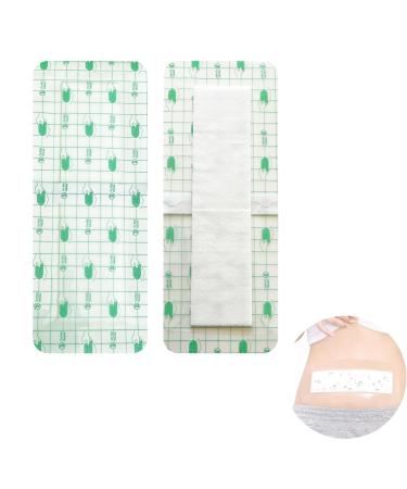 Incision Island Dressing Section Adhesive Island Wound Dressings Pads Waterproof Bandage Gauze Absorbent Patche-6PCS