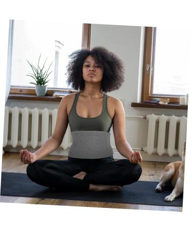 FRCOLOR 2 Pcs Charcoal Waist Support Lumbar Belt | Comfortable Cotton Waist Protector & Support Brace for Optimal Back Pain Relief - Buy Online on GoSupps.com