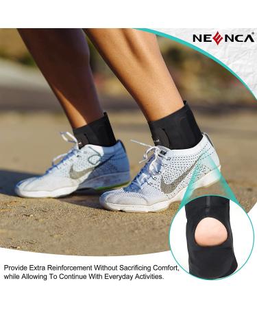NEENCA Ankle Brace with Inflatable Heel Pads for Pain Relief - Plantar Fasciitis, Heel Spur, Swelling - Medical Ankle Support Protector - Buy Online on GoSupps.com