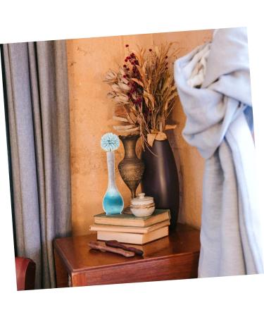 LIFKICH 8pcs Artificial Flower Green Decor Wedding Chrysanthemum Bouquet Home Decoration Desktop Decor Lifelike Faux Flower Vases in Bulk Faux Plant Bride Wedding Flowers Household Plastic Blue 30x5cm - Buy Online on GoSupps.com