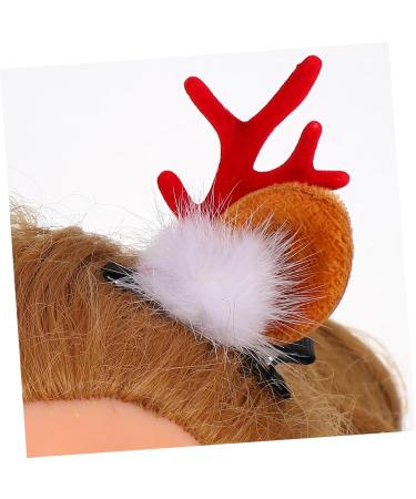 minkissy 2 Pairs Christmas hair clips hair accessories antlers hair clips for women christmas antler hair clip clips for hair elk antler hair clips for girls Deer Antlers Barrette - Buy Online on GoSupps.com