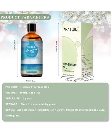 PHATOIL Sea Breeze Fragrance Oil 100ml - Aromatherapy & DIY Scented Products - Buy Online on GoSupps.com