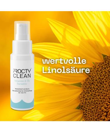 ProctyClean Vitamin E Oil for Intimate Care - Natural Alternative for Hemorrhoids & Anal Fissures - Soothing Relief for Men & Women - Buy Online on GoSupps.com