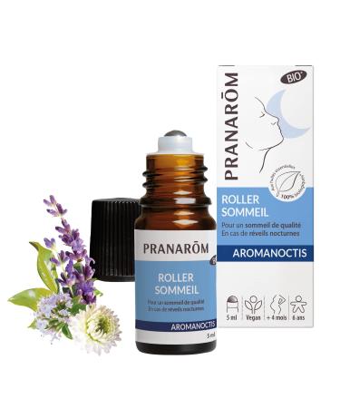 Pranar m sleeping roller with essential oils organic supports falling asleep night alarm clock aromanoctis 5 ml of sleep roller 5 ml (1 Pack)