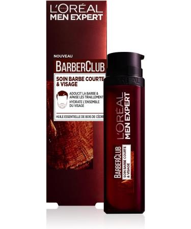  L'Oreal Paris Men Expert L'Or al Men Expert BarberClub - Short Beard and Face Care - Moisturizing & Soothing Gel - Anti-Tightness/Irritation - With Cedarwood Essential Oil - All Skin Types - 50 ml - Buy Online on GoSupps.com