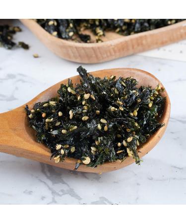 Sesame Seaweed Crushed Rice Mix Ingredients Sesame Flavored Sushi Seaweed Snacks Instant Seaweed (100g/Bottle) - Buy Online on GoSupps.com