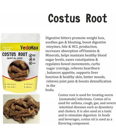 SENTA Costus Root | Indian Costus Root | Qust - Al - Hindi Root | - (100 gm) - Buy Online on GoSupps.com