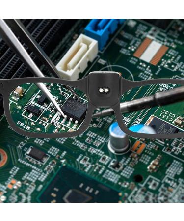 LED Reading Glasses 1.8X - Lightweight Adjustable Reading Glasses with Light for Men & Women | 250 Degrees - Buy Online on GoSupps.com