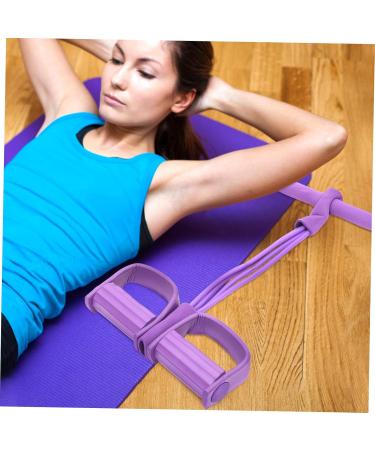 BESPORTBLE Pedal Tensioner & Resistance Band - Purple Yoga Pull Rope for Sit-Ups & Fitness Training - Buy Online on GoSupps.com
