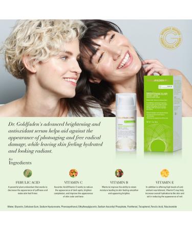 GOLDFADEN MD Brightening Elixir - Vitamin C Serum for Radiant Skin | Anti-Aging & Hydrating | 1 fl oz - Buy Online on GoSupps.com