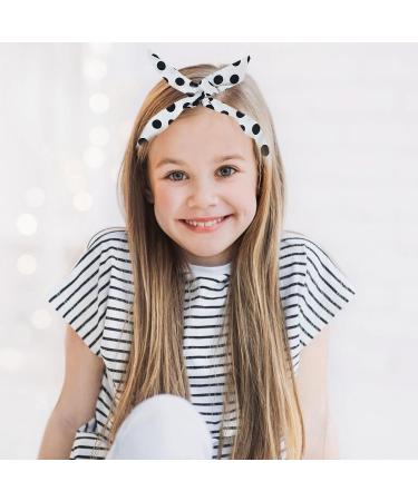 Wired Headband for Women Girls 2 Pieces Red and White Polka Dot Headbands Retro 1940s Headscarf Vintage Twist Bow Wire Headbands Headwrap Hair Accessories (Red & White One Size) Red & White One Size - Buy Online on GoSupps.com