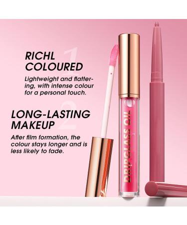  G n rique Lip pencil makeup lip pencil long-lasting lip oil moisturizing lipstick oil long-lasting lipliner pencil and travel lip gloss - Buy Online on GoSupps.com