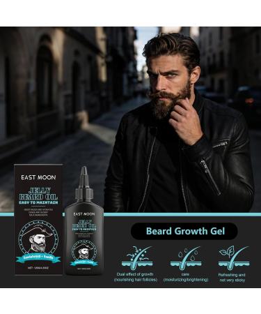 Jelly Beard Oil Huile Barbe Homme Huile de Barbe Homme Hydrate et Favorise la Pousse Etape D Entretien Pour Tous Les Types de La Barbe-Adoucit - Buy Online on GoSupps.com