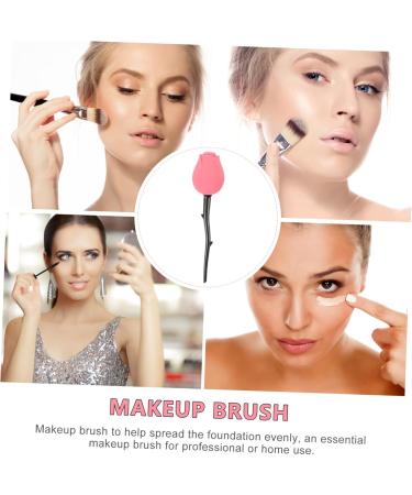 Angoily Rose Foundation Brush Makeup Brush Foundation Blending Brush Makeup Gadgets Professional Styling Tools Portable Powder Brush Cosmetic Brush Delicate Modeling Beauty Brush Miss Soft - Buy Online on GoSupps.com