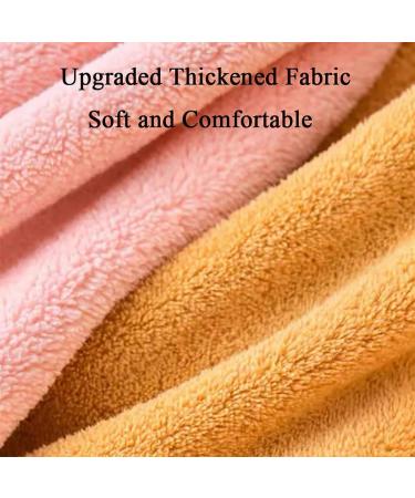 Super Absorbent Microfiber Hair Towel Wrap - Fast Drying Anti-Frizz Shower Cap for Women & Girls - Buy Online on GoSupps.com