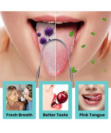 KN FLAX Tongue Scraper Set - Medical Grade, BPA Free, Bad Breath Reduction for Adults & Kids - Buy Online on GoSupps.com