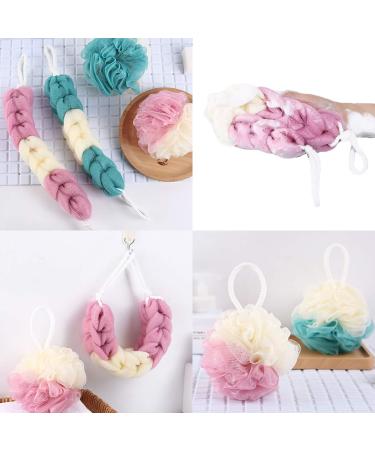 OSUTER 4PCS Soft Mesh Shower Sponge | Exfoliating Bath Sponge for Men & Women | Comfortable Skin Cleaning Accessories - Buy Online on GoSupps.com