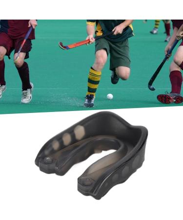 Verdant Touch Shock Mouthguard - Ultimate Protection for All Sports | Cheek Tongue & Teeth Guard - Black - Buy Online on GoSupps.com